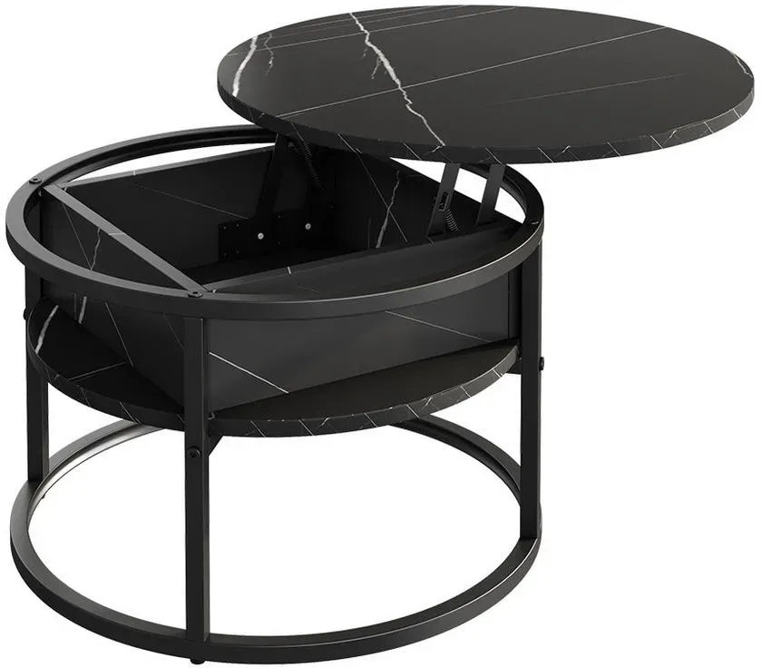 Marlo Schwarz Marmor 57 x 47,5 x 57 cm