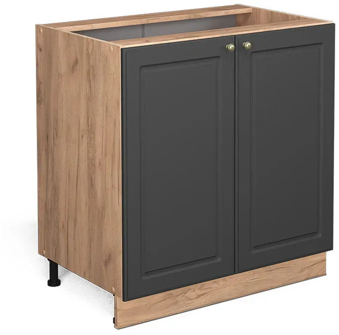 Spülenschrank Fame-Line 80 x 51,5 x 81,5 cm Gold