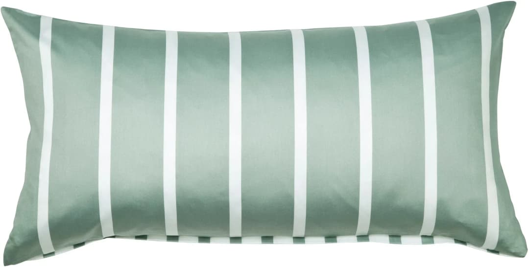 modernclassic Gestreift Baumwolle Salbeigrün 40 x 80 cm