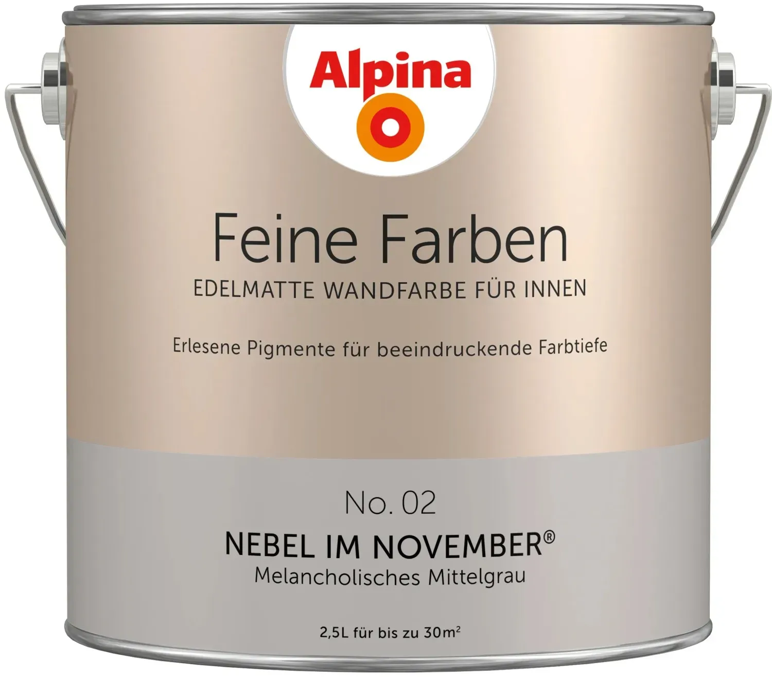 Feine Farben 2,5 l No. 02 nebel im november