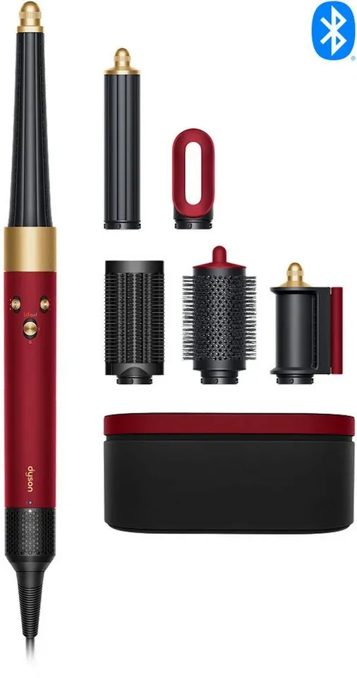 Airwrap i.d. Straight + Wavy Red Velvet/Gold