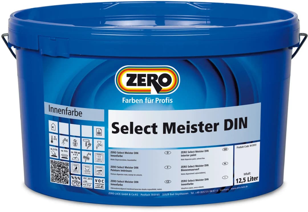 Zero Select Meister DIN Weiß 12,5 l