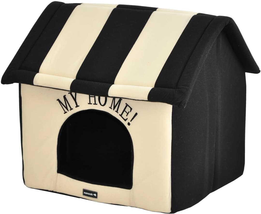 Hundehöhle Adrian 60 cm schwarz/beige