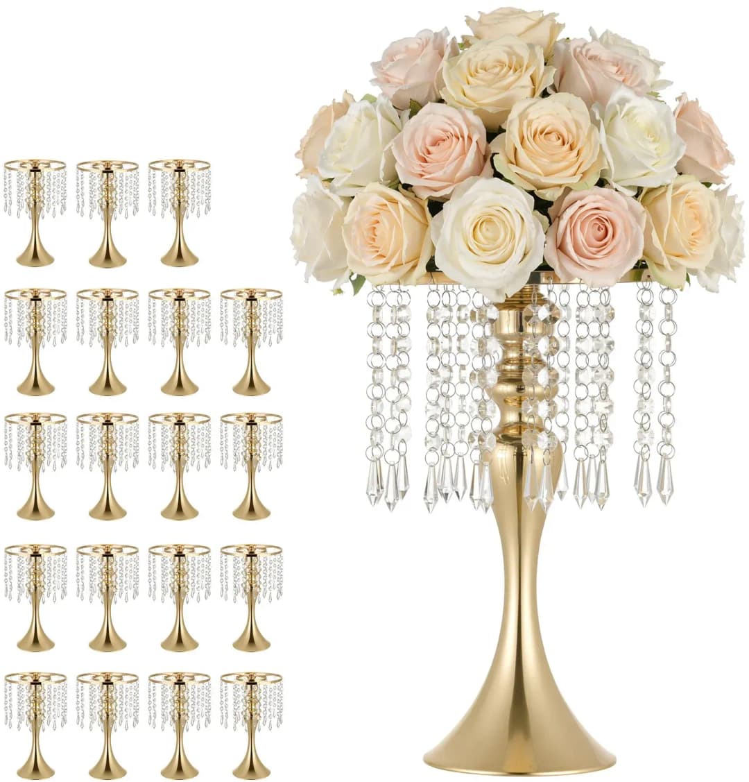 Blumenvase Gold 33,5 cm