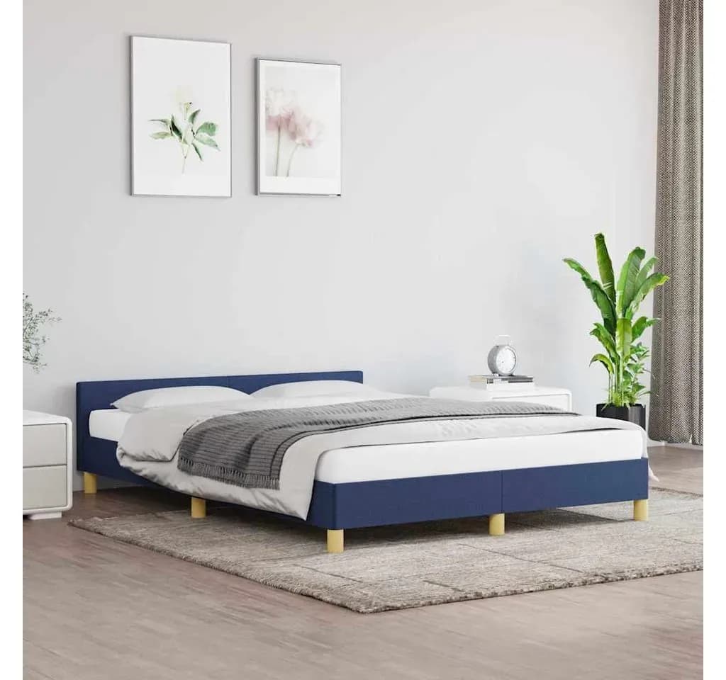 Bettgestell 140 x 200 cm Blau