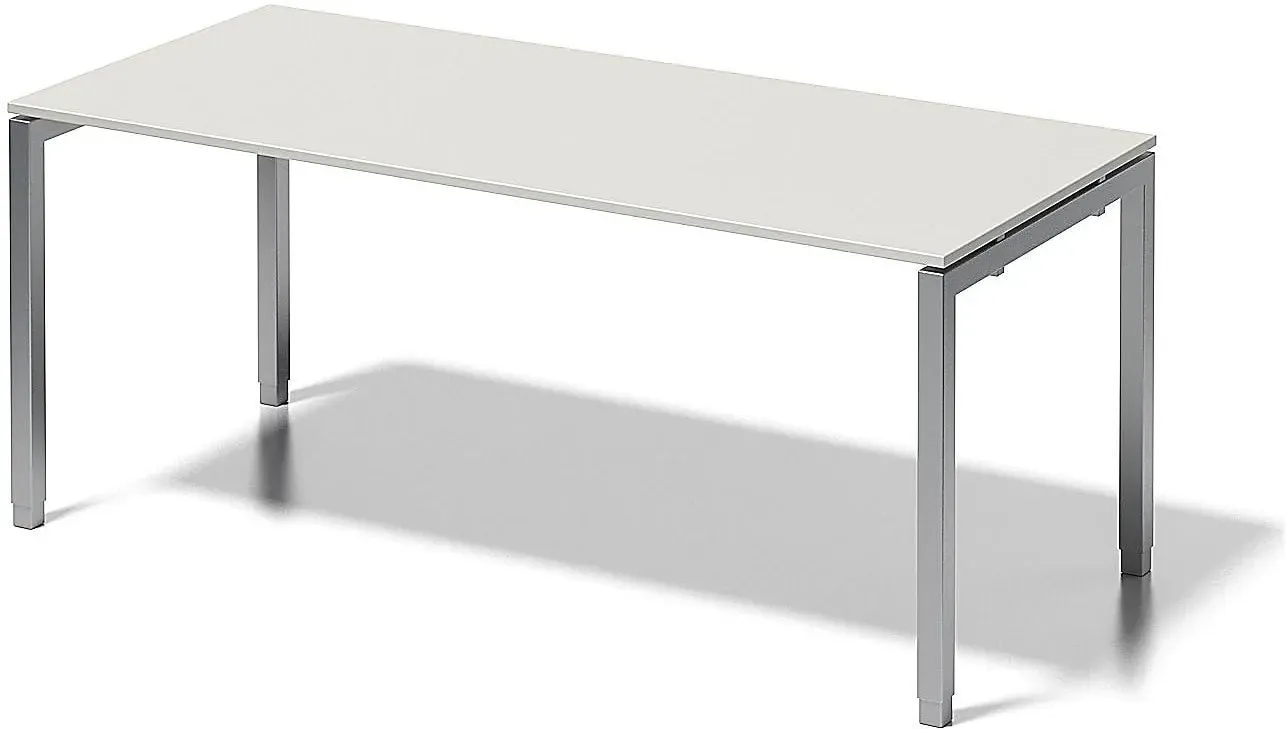 Schreibtisch Cito Grauweiß / Silber
