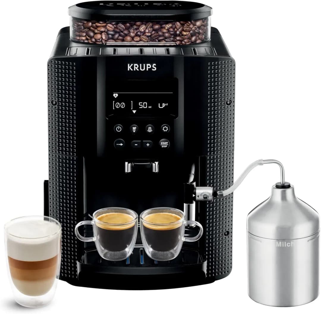 Krups Essential Cappucino Ea816031 - Machine Expresso Full Automatique Nombre Max. De Tasses: 9 Noir