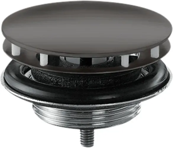 Ablaufgarnitur Einhandmischer Brushed Black Chrome