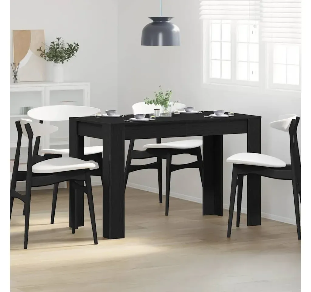 Esstisch 120 x 76 x 60 cm schwarz