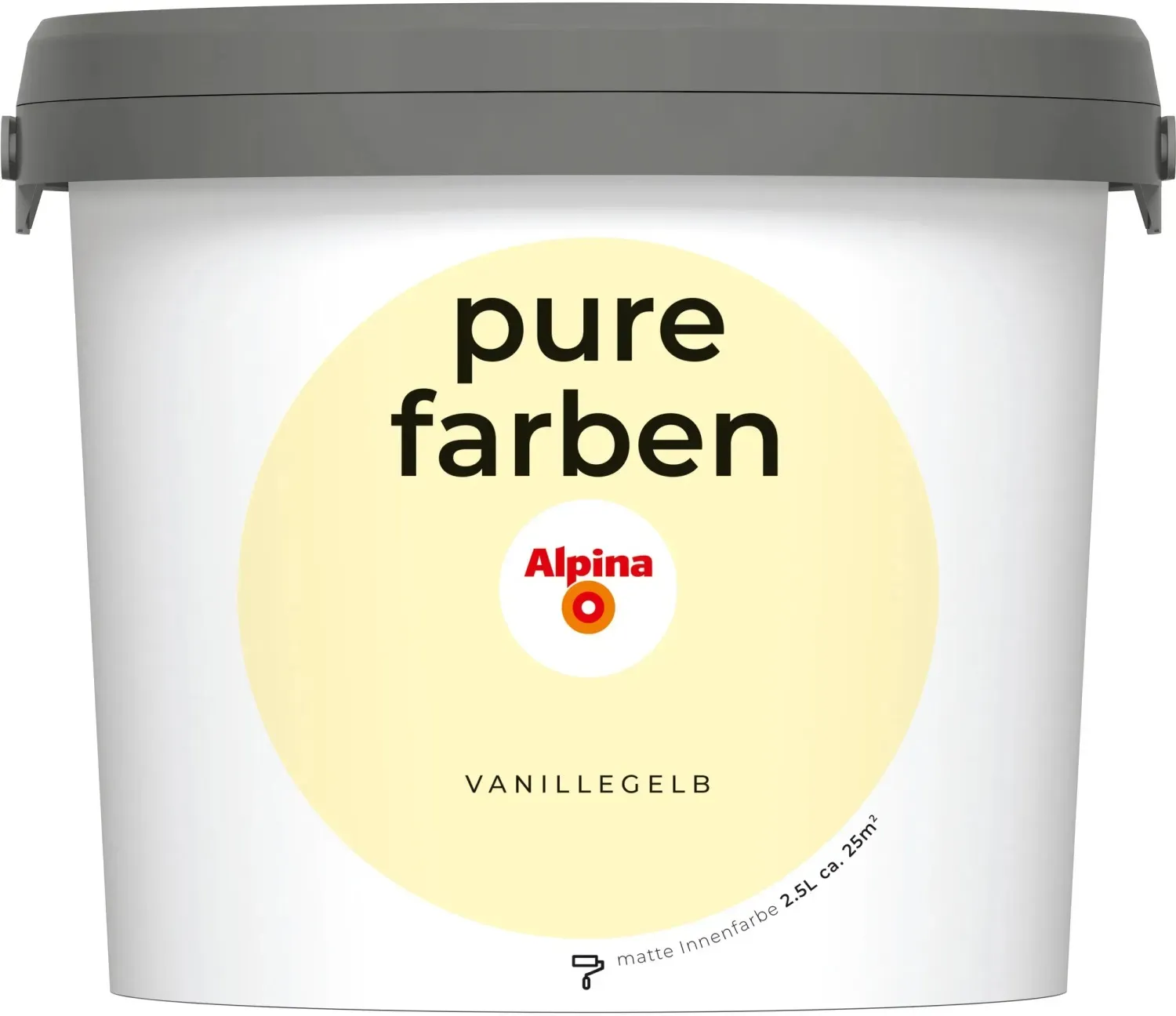 Wandfarbe Vanillegelb 2,5 l