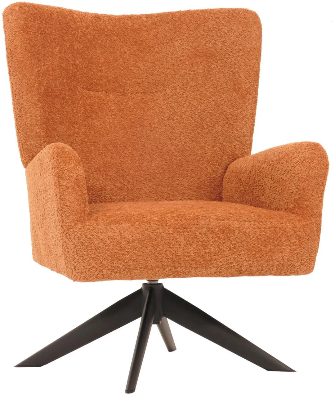 Lounge-Sessel MCW-N65 Chenille ~ terracotta drehbar