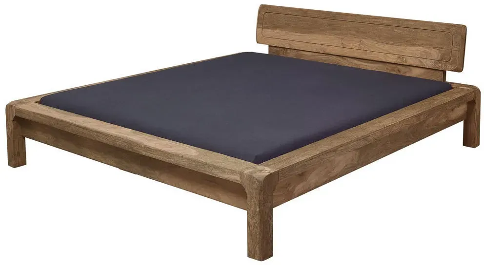Bett Sheesham 180 x 200 cm Braun