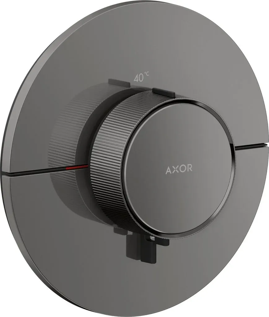 ShowerSelect ID Duschthermostat rund für 1 Verbraucher Polished Black Chrome 36759330