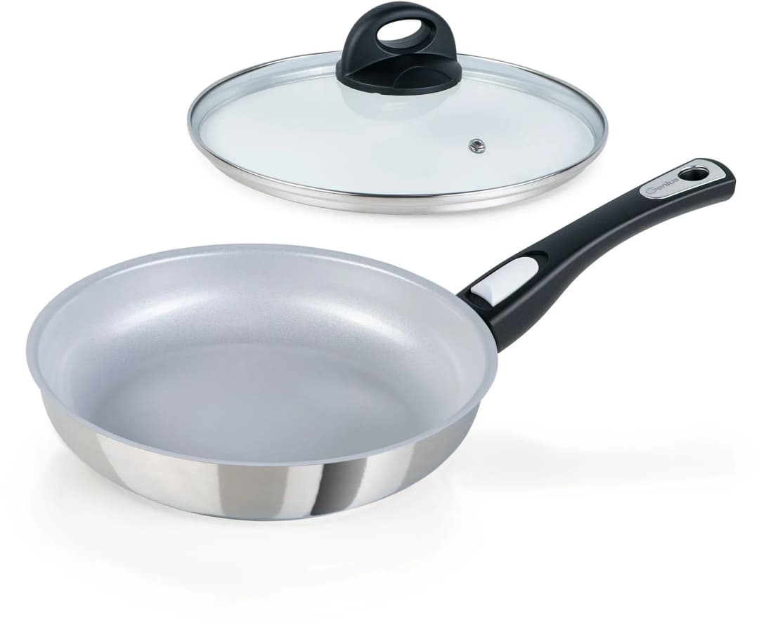 Cerafit Steel Bratpfanne 24 cm mit Glasdeckel