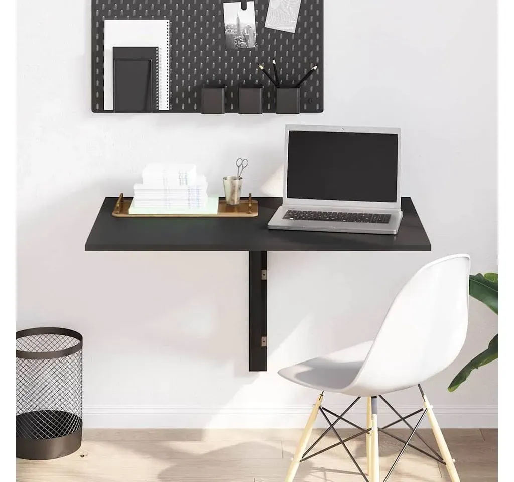 Wand-Klapptisch 100 x 60 x 56 cm Schwarz