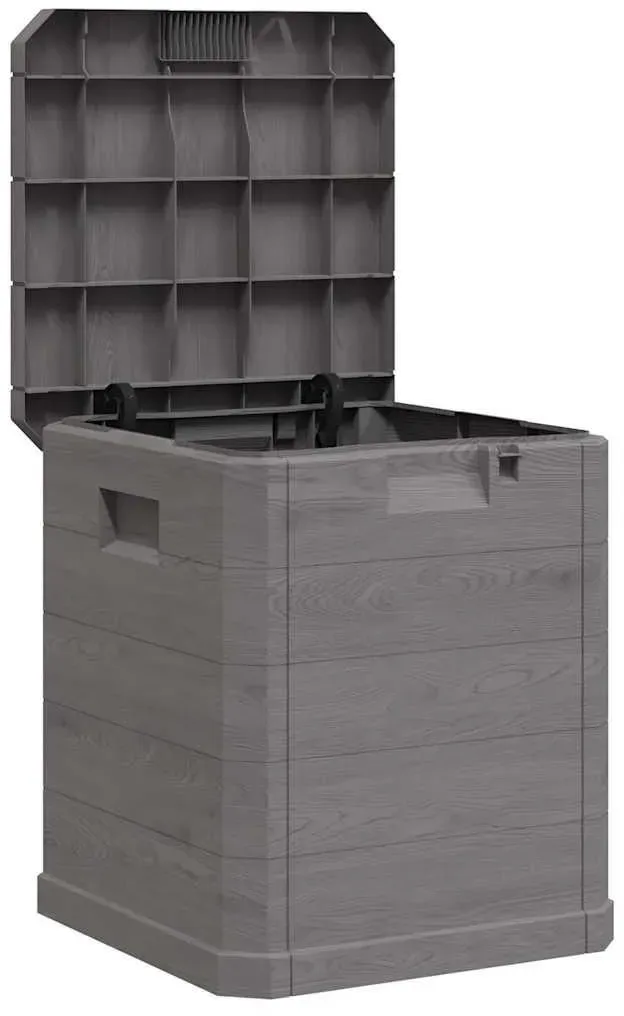 Garten-Aufbewahrungsbox 90 L 1-tlg. Braun