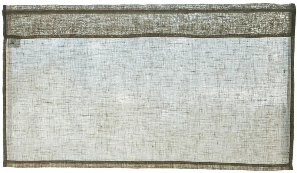 Scheibengardine Stangendurchzug 85 x 45 cm Beige