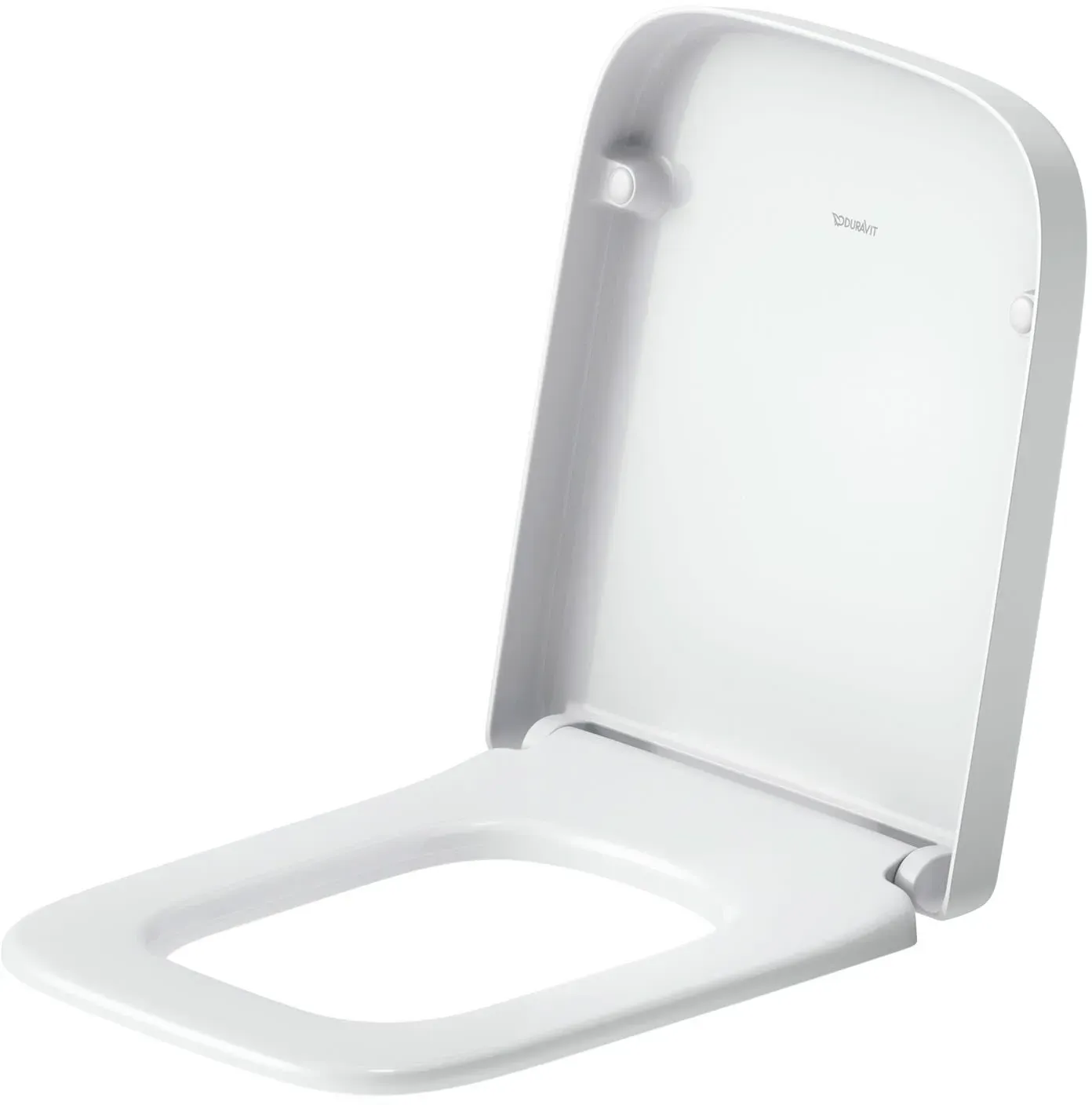 Univavo WC-Sitz Eckig Weiß