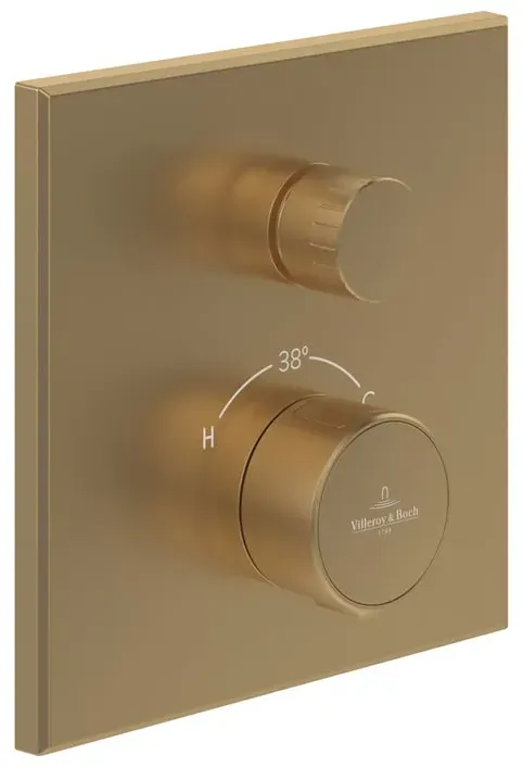 Universal Taps & Fittings Duschthermostat Unterputz für 1 Verbraucher Chrom TVS00003900076