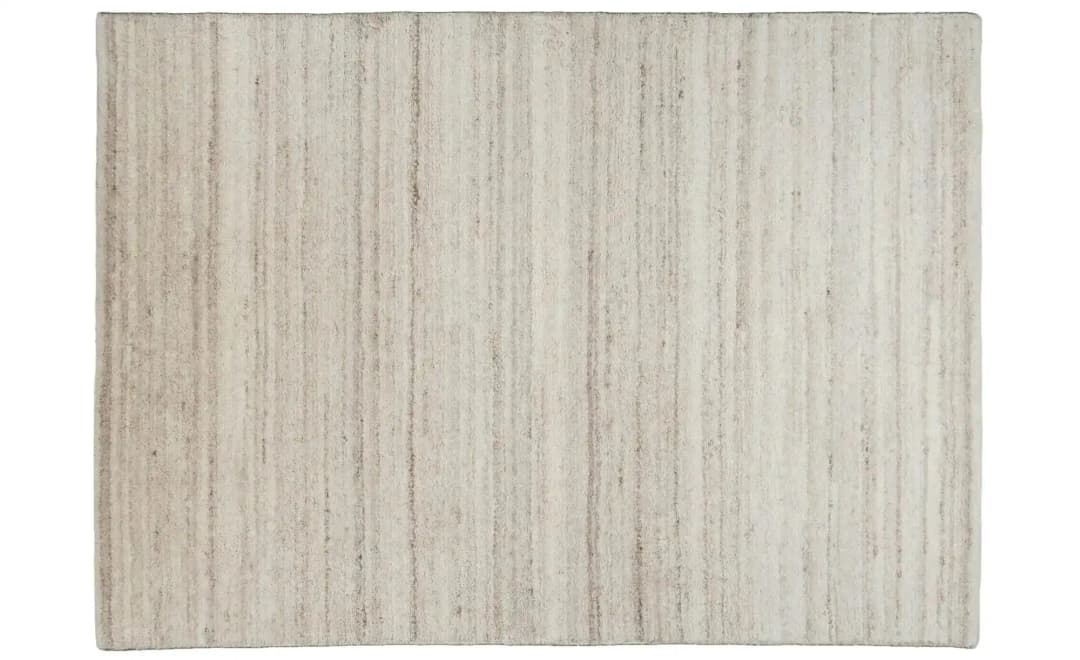 Royal Berber Uni Wollteppich 240 x 340 cm natur/grau
