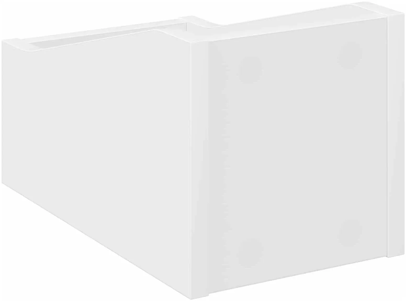 Lp Plattenbox 18 x 32 x 18 cm 2-tlg. Weiß