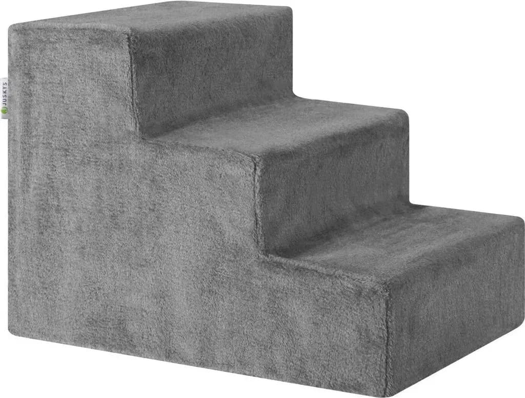 Hundetreppe Timmy 36 cm grau