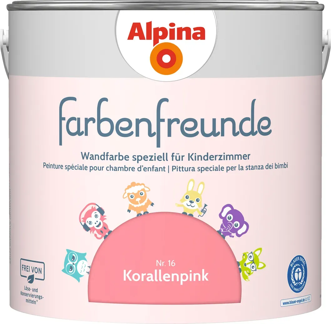 Farbenfreunde Nr. 16 2,5 l korallenpink