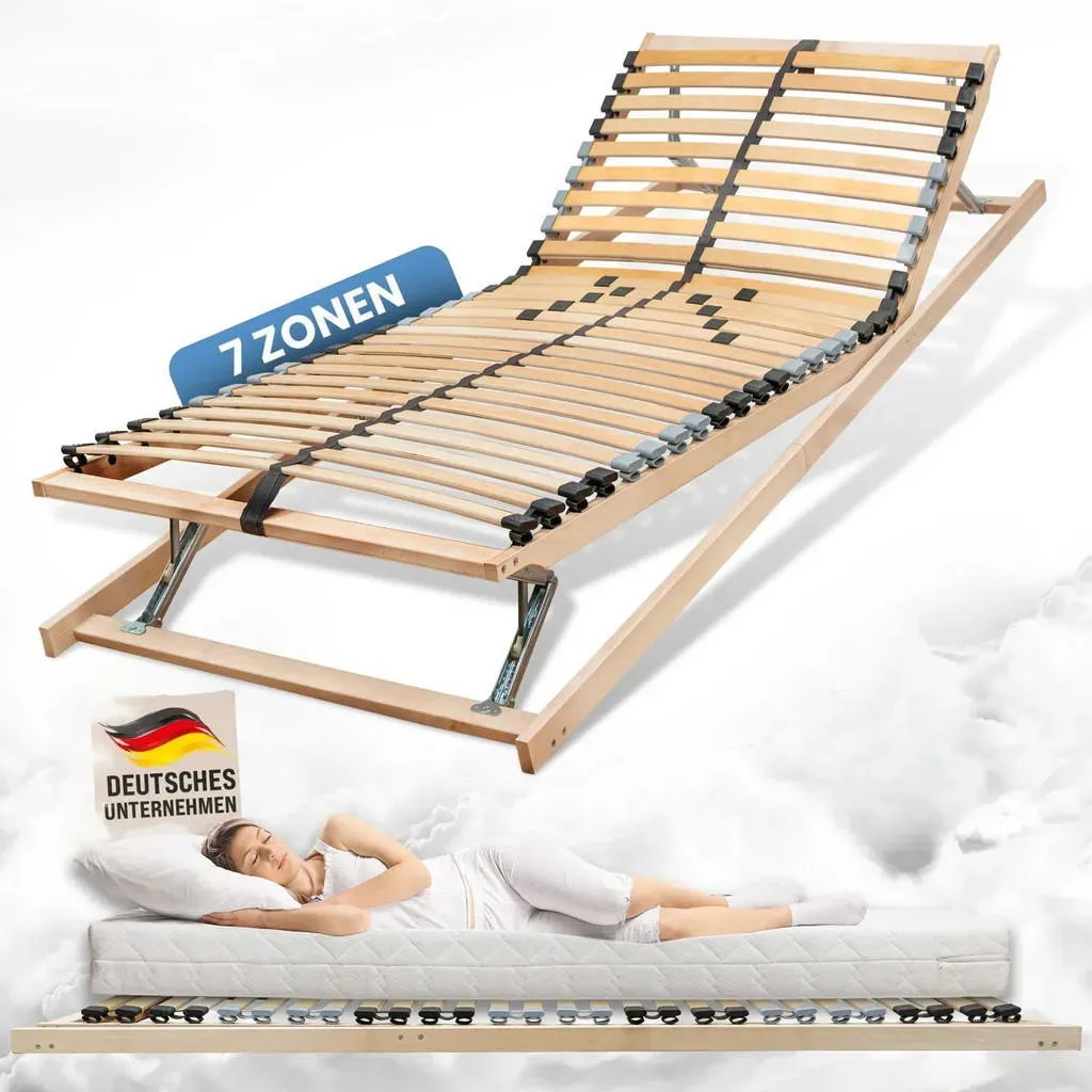Ergo KF 7 Zonen Lattenrost Kopf- und Fußteil verstellbar 90 x 200 cm