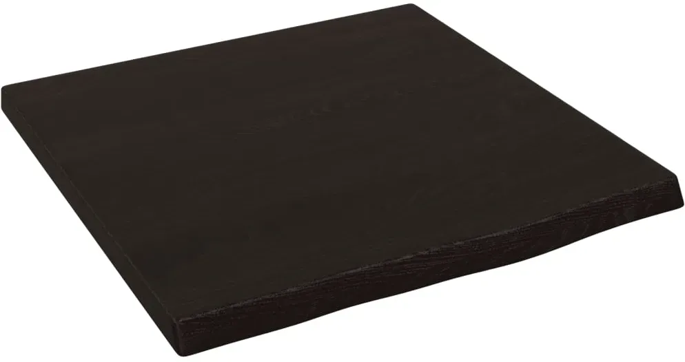 Wandregal 40 x 40 x 2 cm Dunkelbraun
