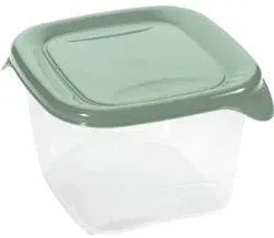 Frischhaltedose quadratisch blau 15,5 cm x 15,5 cm 1,2 l