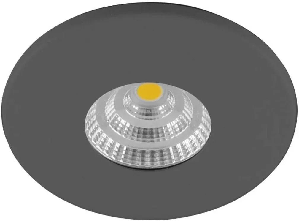 LED-Deckeneinbauleuchte 4,5W rund anthrazit (L44041602)