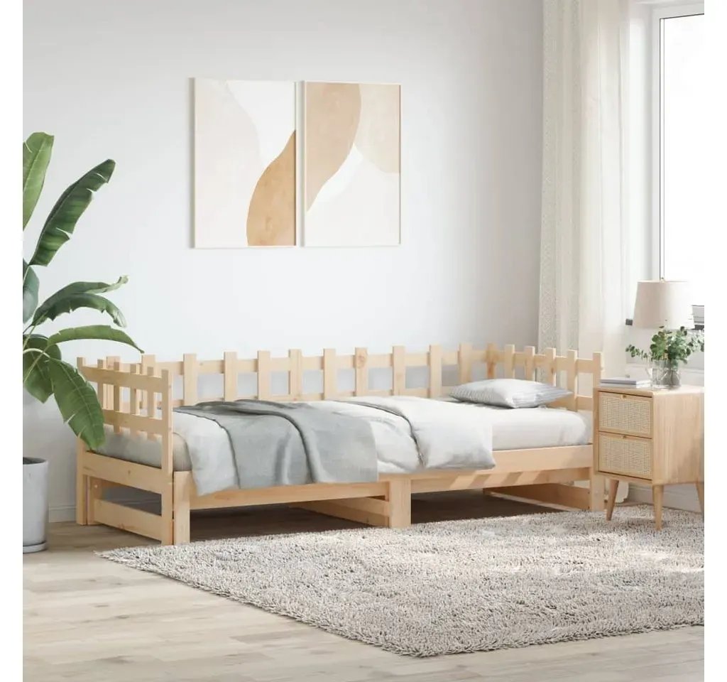 Tagesbett 2x(80 x 200) cm Beige