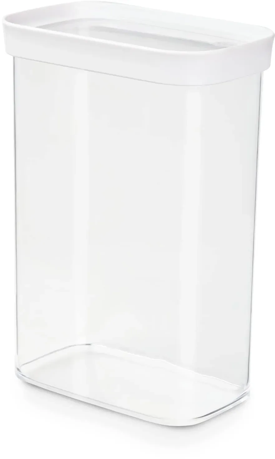 Optima rechteckig transparent/weiß 2,2 l