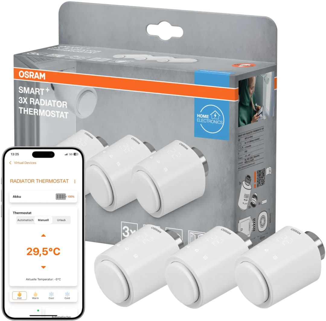 Heizkörperthermostat SMART+ WIFI 3er Pack