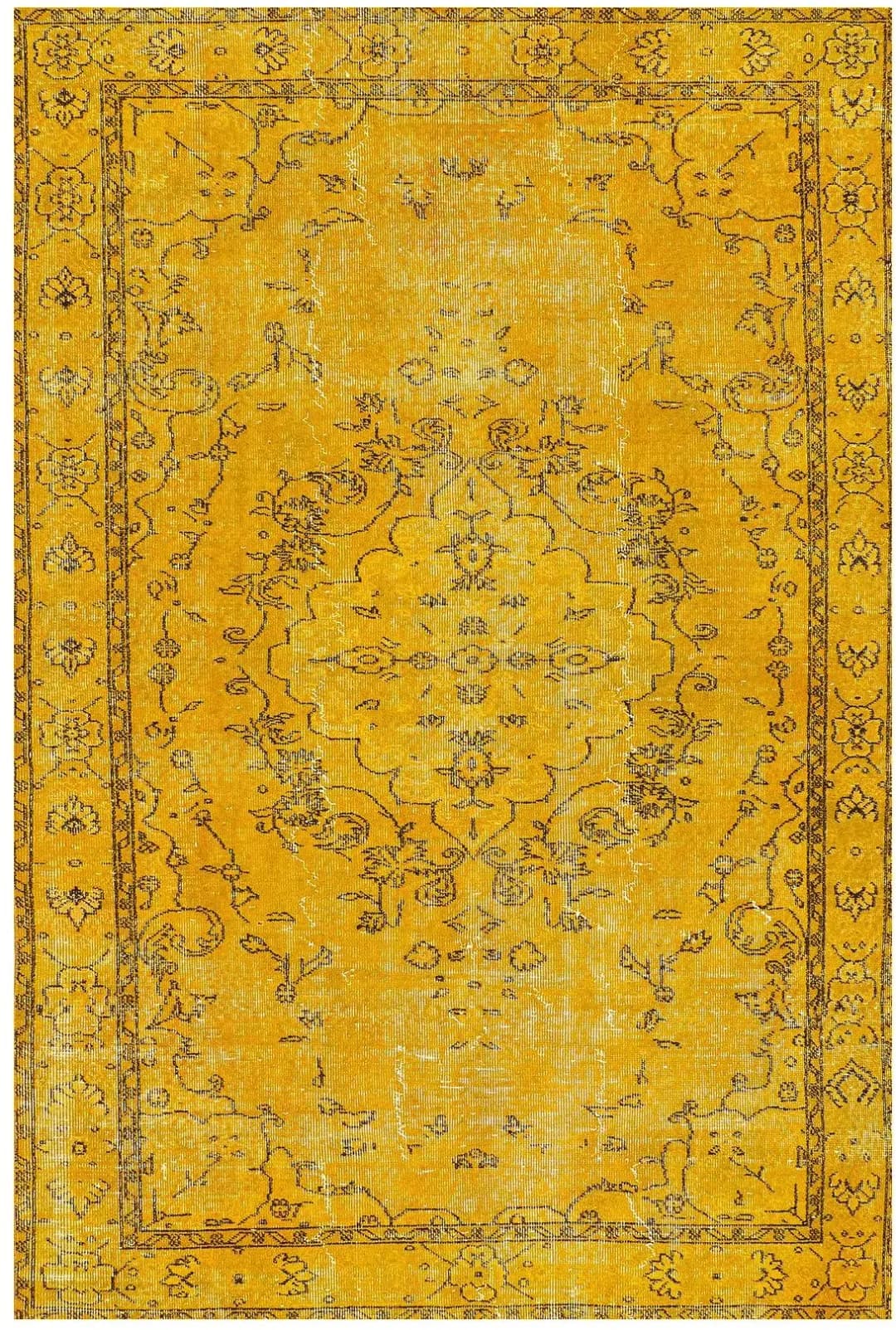 Giallo Teppich 200 x 300 cm Gelb