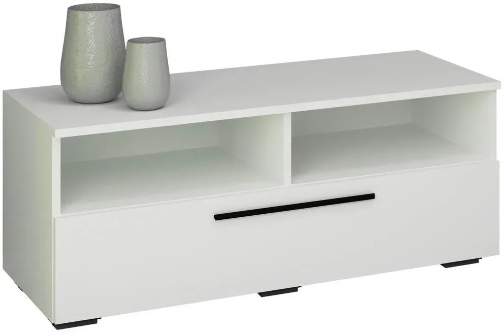 Arila L Lowboard 95 x 39 x 40 cm Weiß Holz