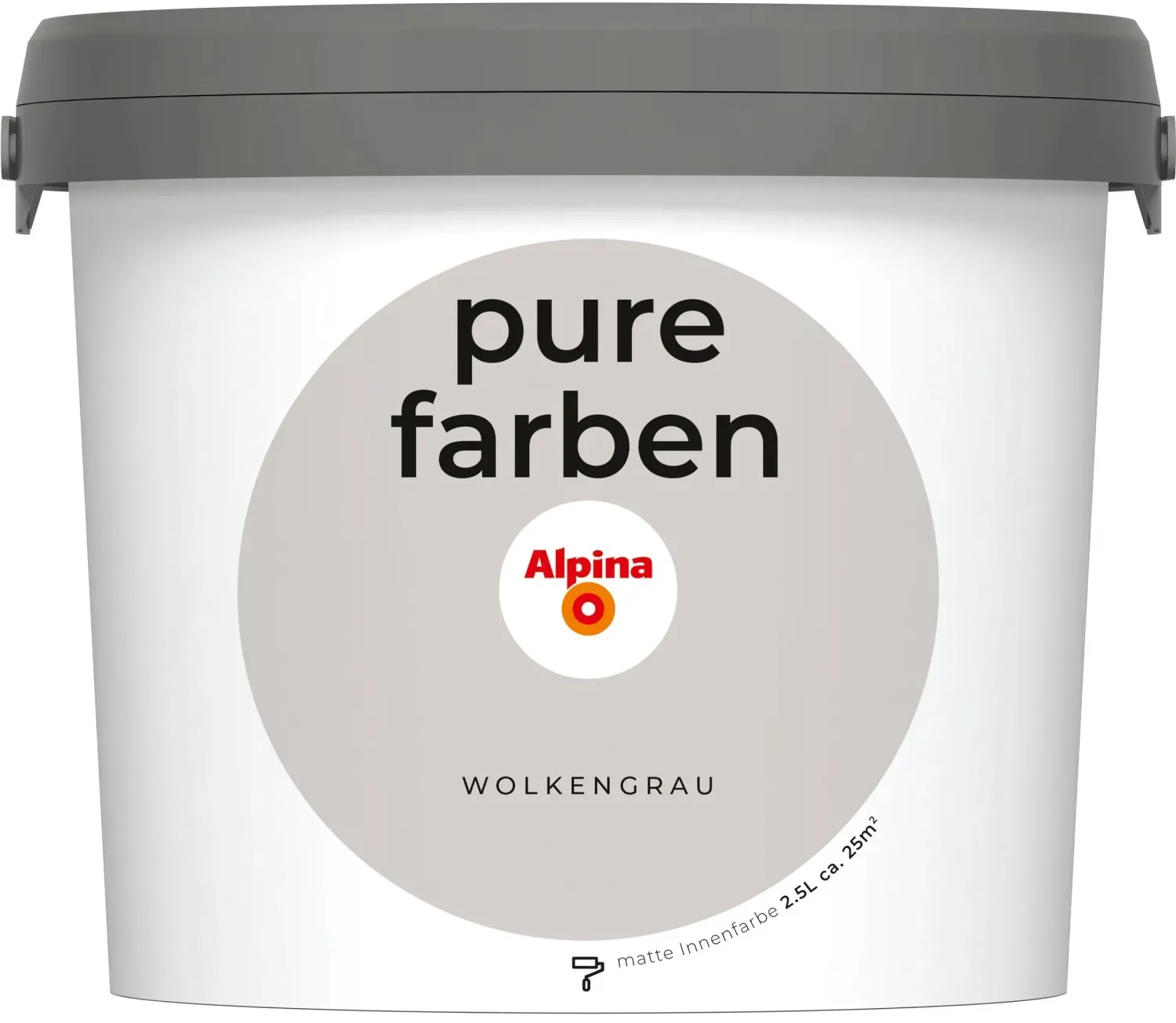 Wandfarbe Wolkengrau 2,5 l