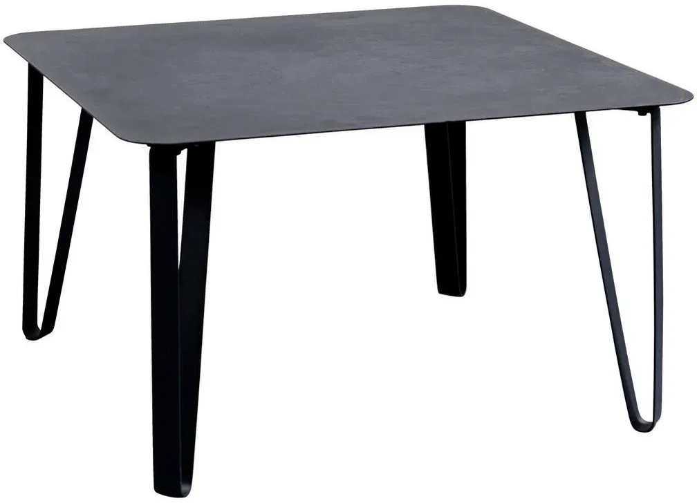 Couchtisch Schwarz Metall 75 x 45 x 75 cm
