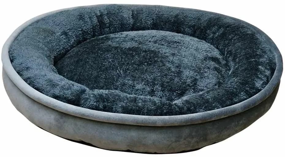 Hundebett Donut Classic LEIF 70 x 15 cm grau