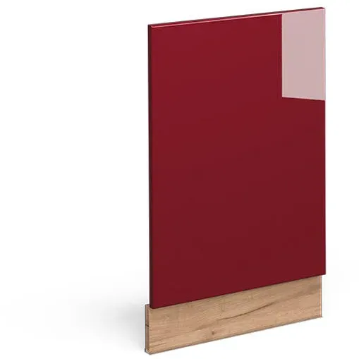 Unterschrank Geschirrspülerblende 45 x 67,4 x 1,6 cm Rot