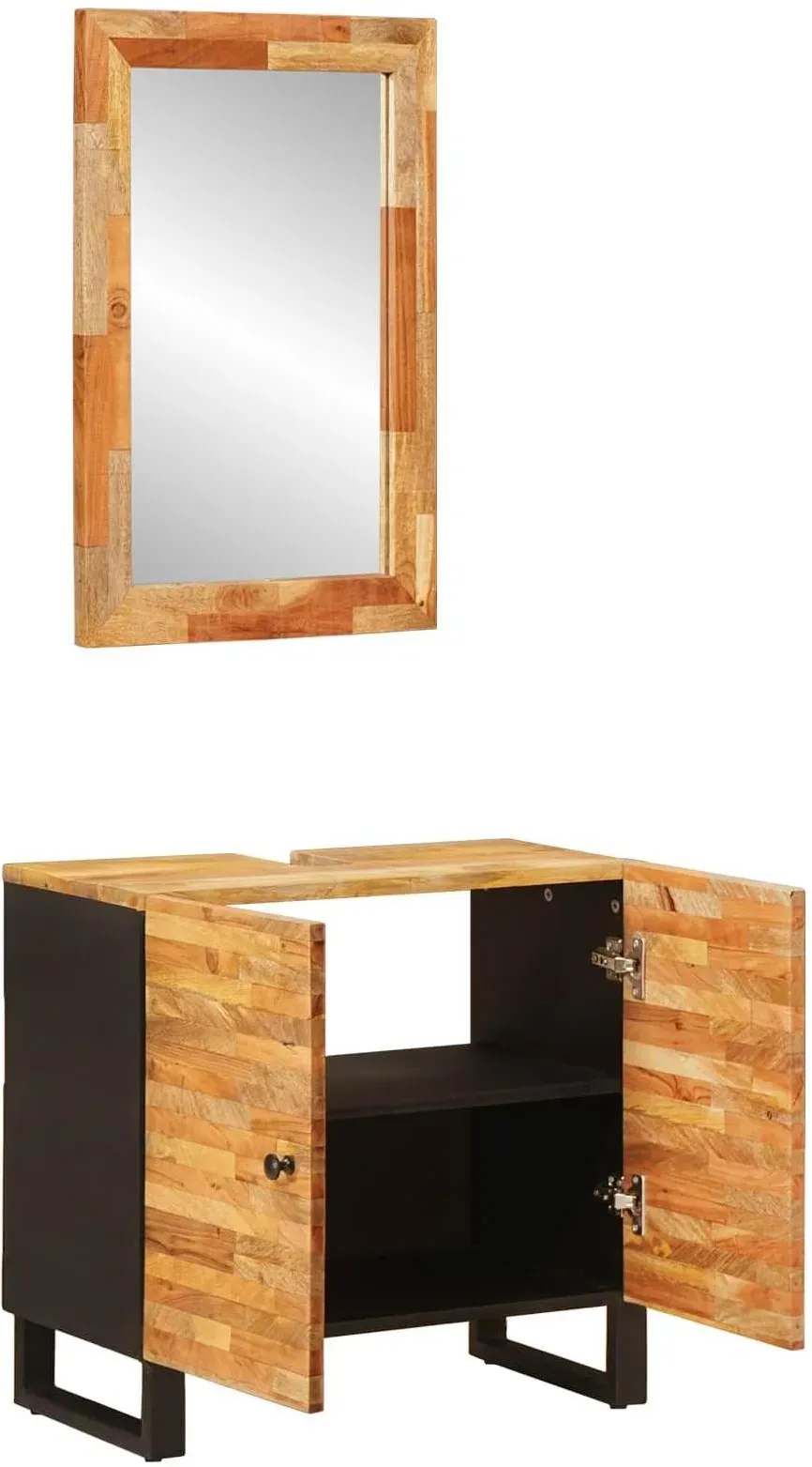 Badezimmer Set 2-tlg. Braun