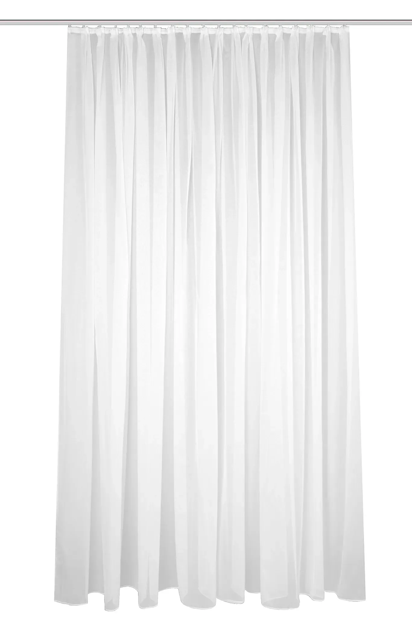 Fertigstore Faltenband 450 x 175 cm Weiß 1x
