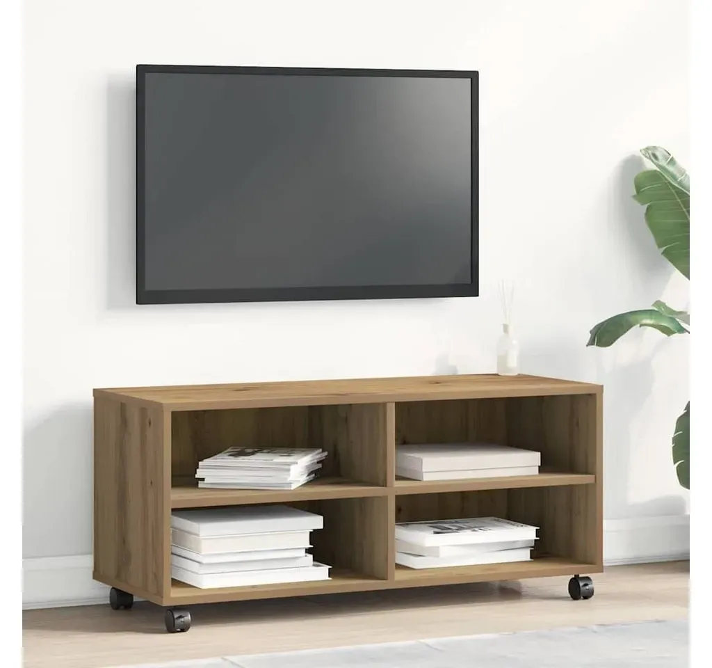 TV-Schränk 90 x 35 x 40,5 cm Braun Holzwerkstoff
