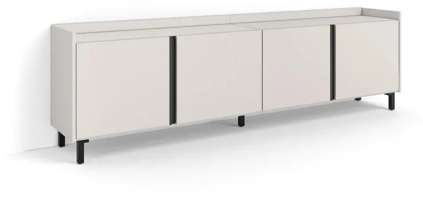 Lowboard 207x61x35 cm Beige Holzwerkstoff