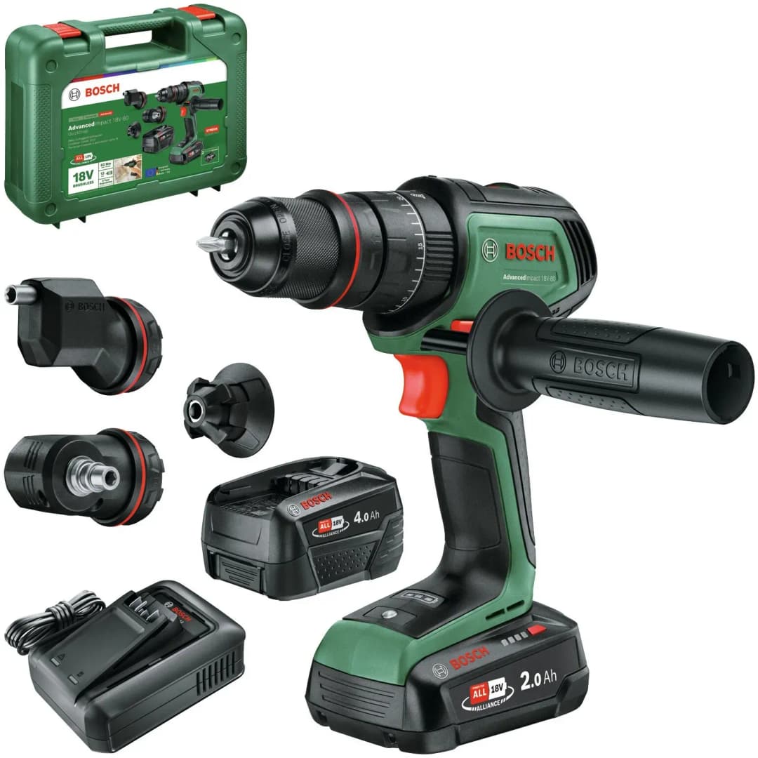 AdvancedImpact 18V-80 QuickSnap inkl. 2 x 2,0 Ah + Koffer