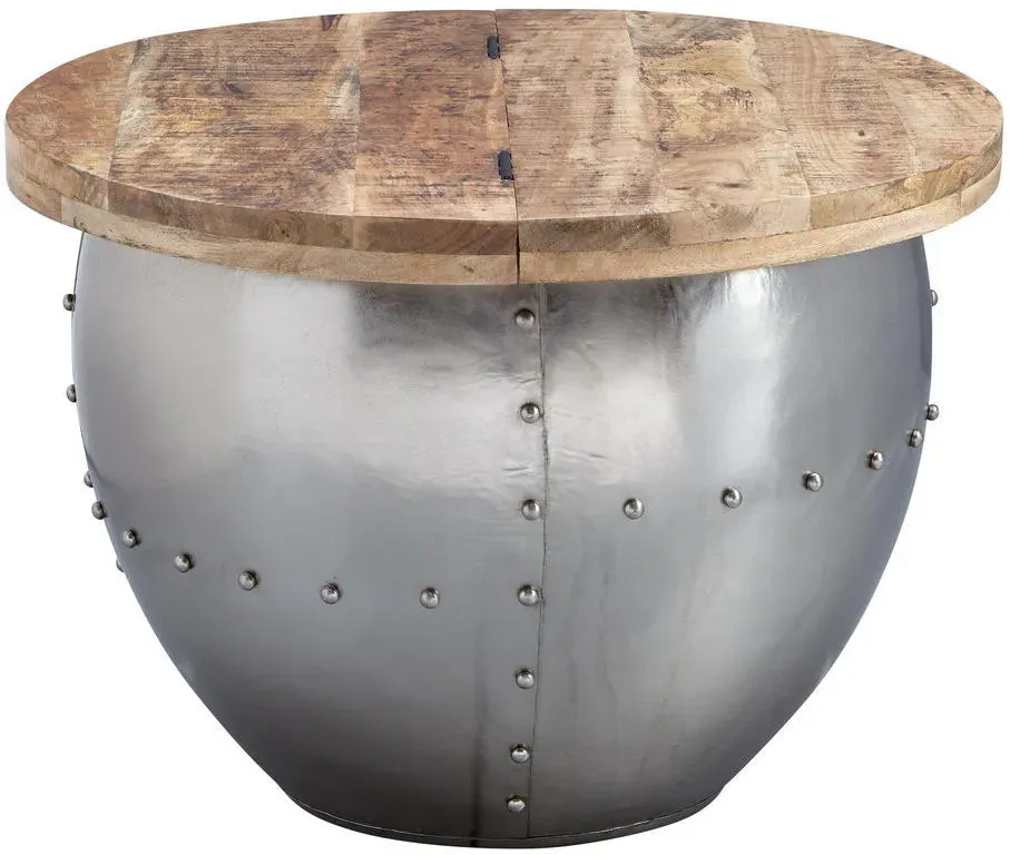Serchio Silber Mangoholz 60 x 60 x 43 cm