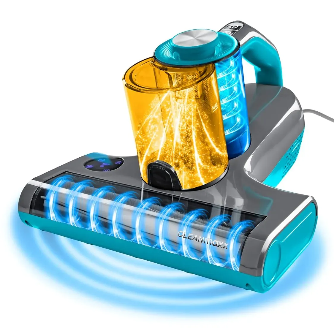 CLEANmaxx Milbensauger Rotation Power blau