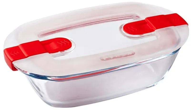 Frischhaltedose rechteckig transparent 28 cm 2,5 l