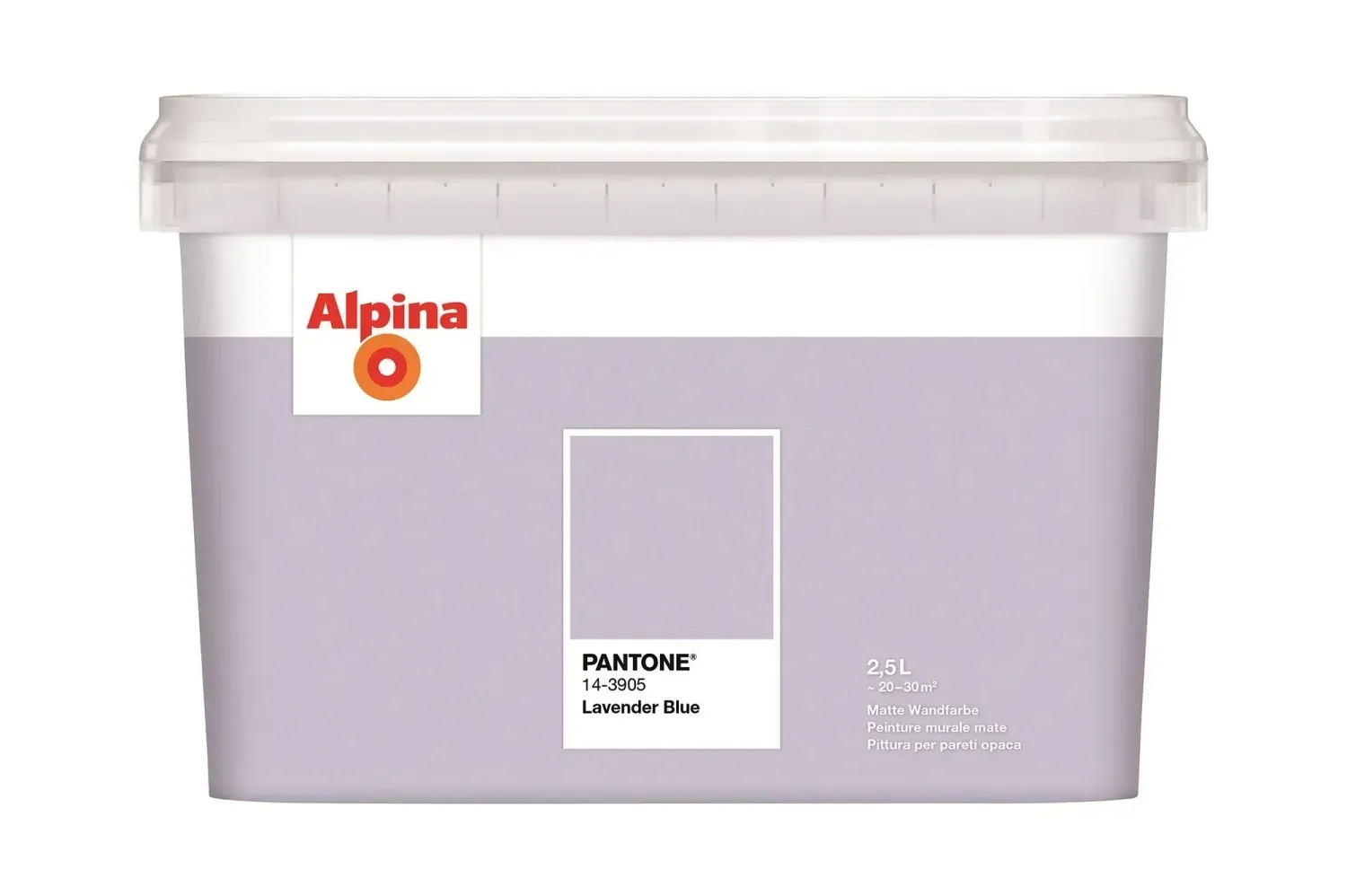 Wandfarbe Lavender Blue matt 2,5 l