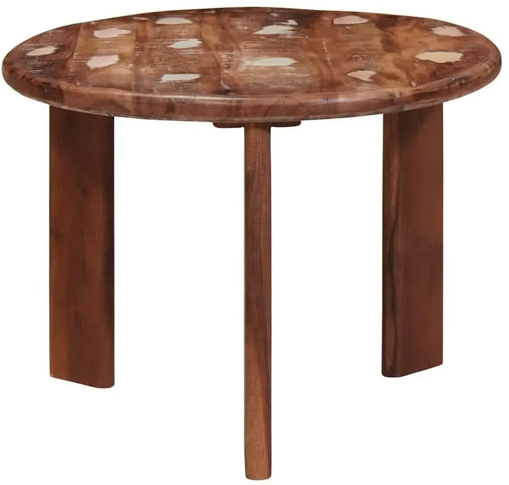 Nesting-Couchtisch Mehrfarbig Massivholz 54 x 40 cm
